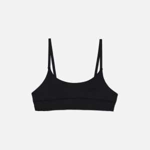 The Scoop-Neck Bikini Top | Black