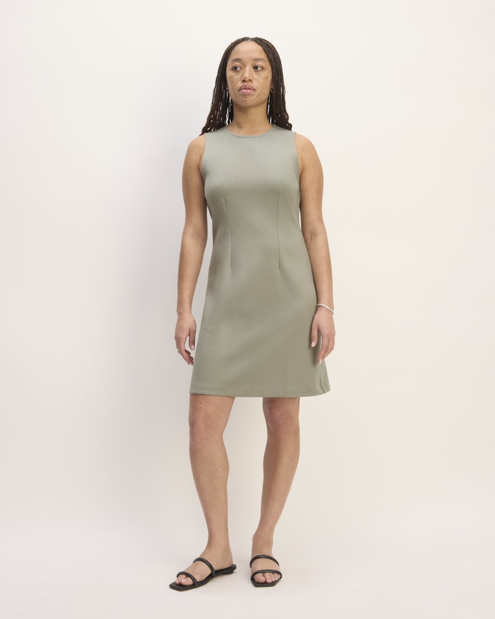 The Dream '90s Shift Dress | Sage Green - Image 3
