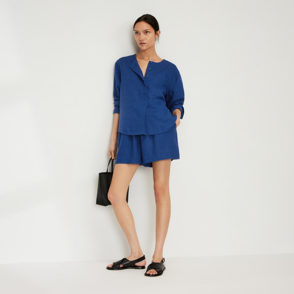 The Linen Boxer Short | Mazarine Blue - Image 3