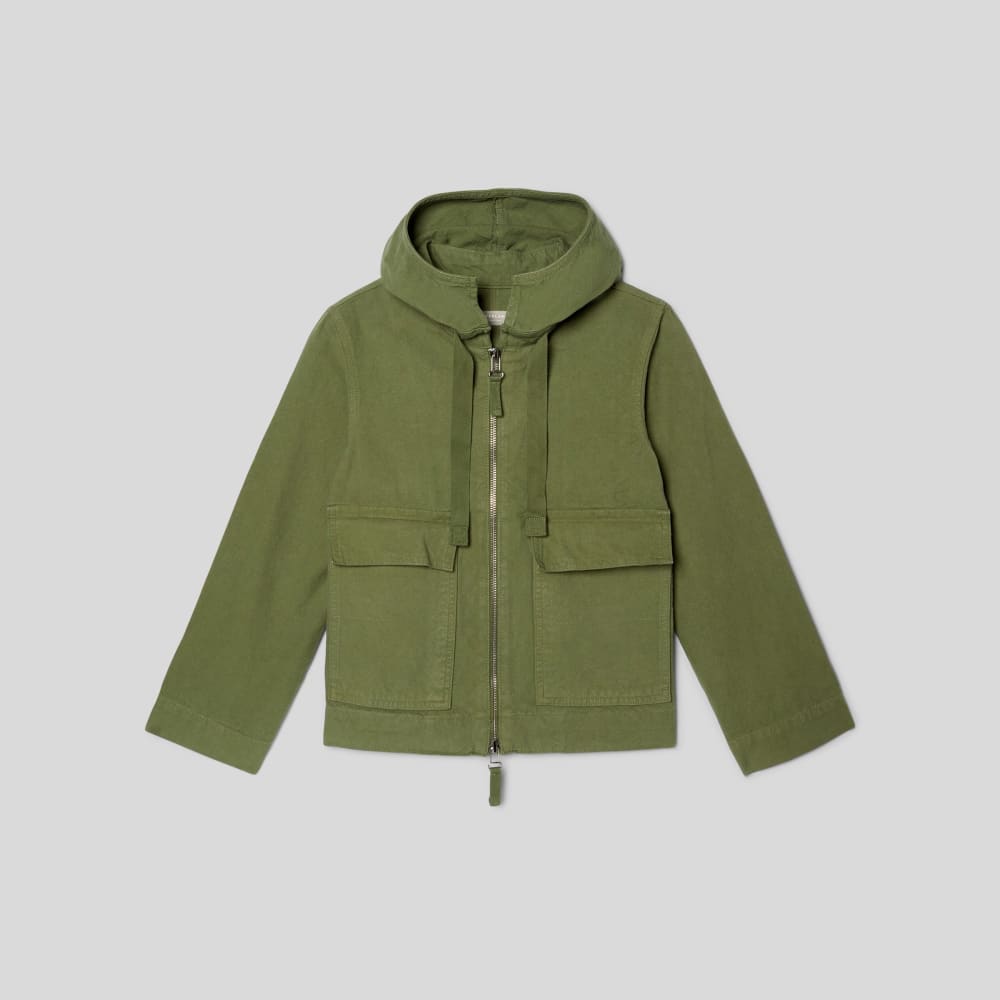 The Canvas Organic Cotton Anorak | Forest Green - Image 2