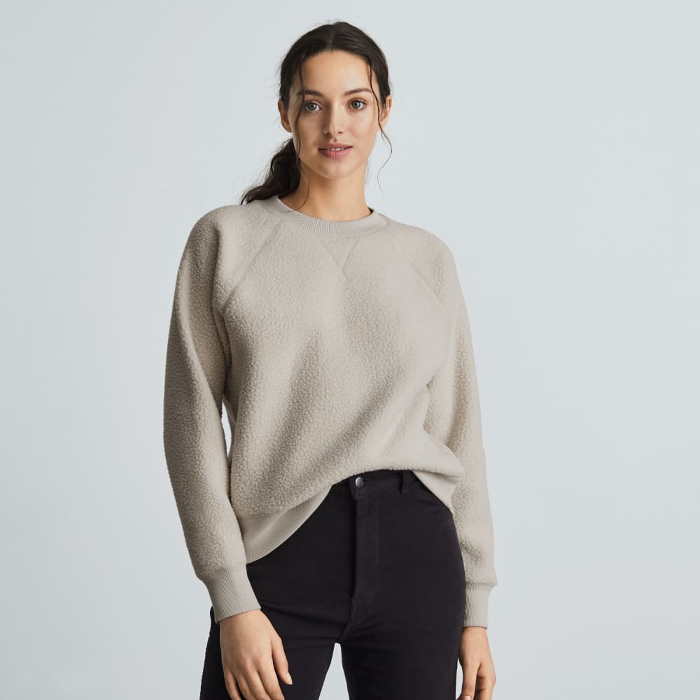 The ReNew Fleece Raglan Sweatshirt | Sandstone - Image 2