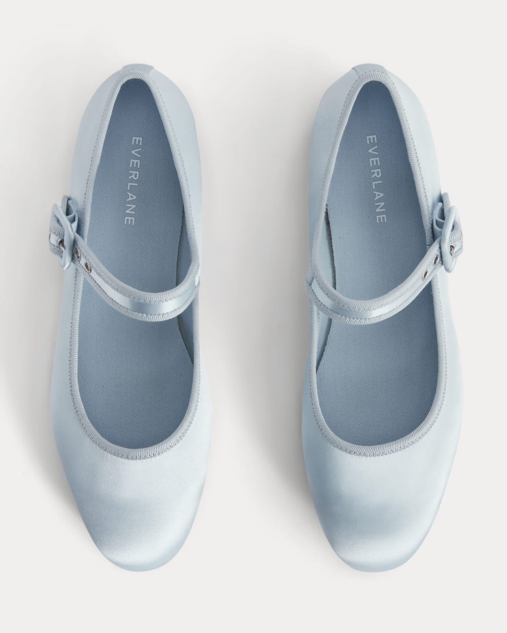 The Day Buckle Mary Jane | Robin Blue Satin - Image 5