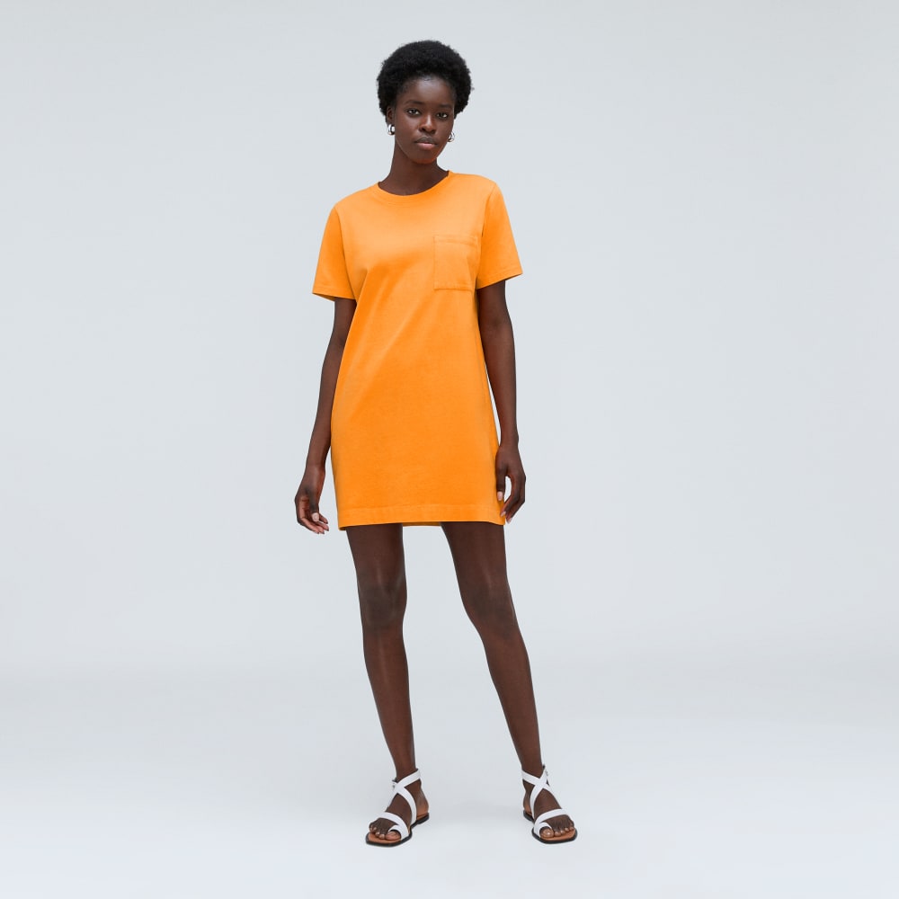 The Organic Cotton Weekend Tee Dress | Turmeric - Image 2
