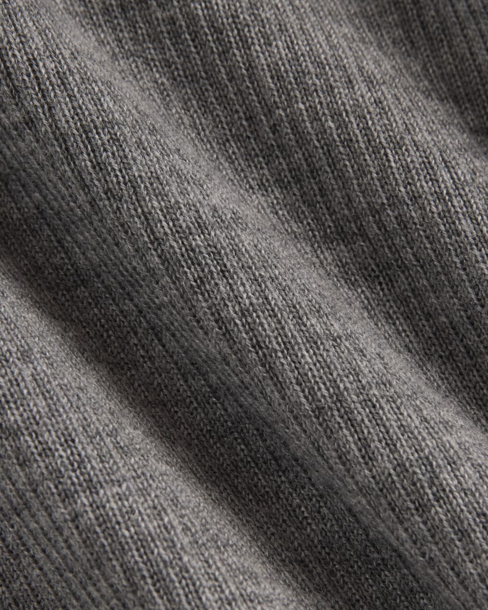 The Polo in Ultrasoft Merino | Heather Mid Grey - Image 6