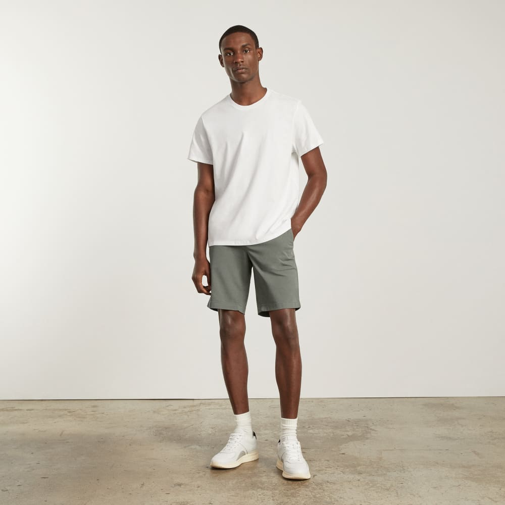 The 9 Slim-Fit Performance Chino Short | Pewter Green - Image 5