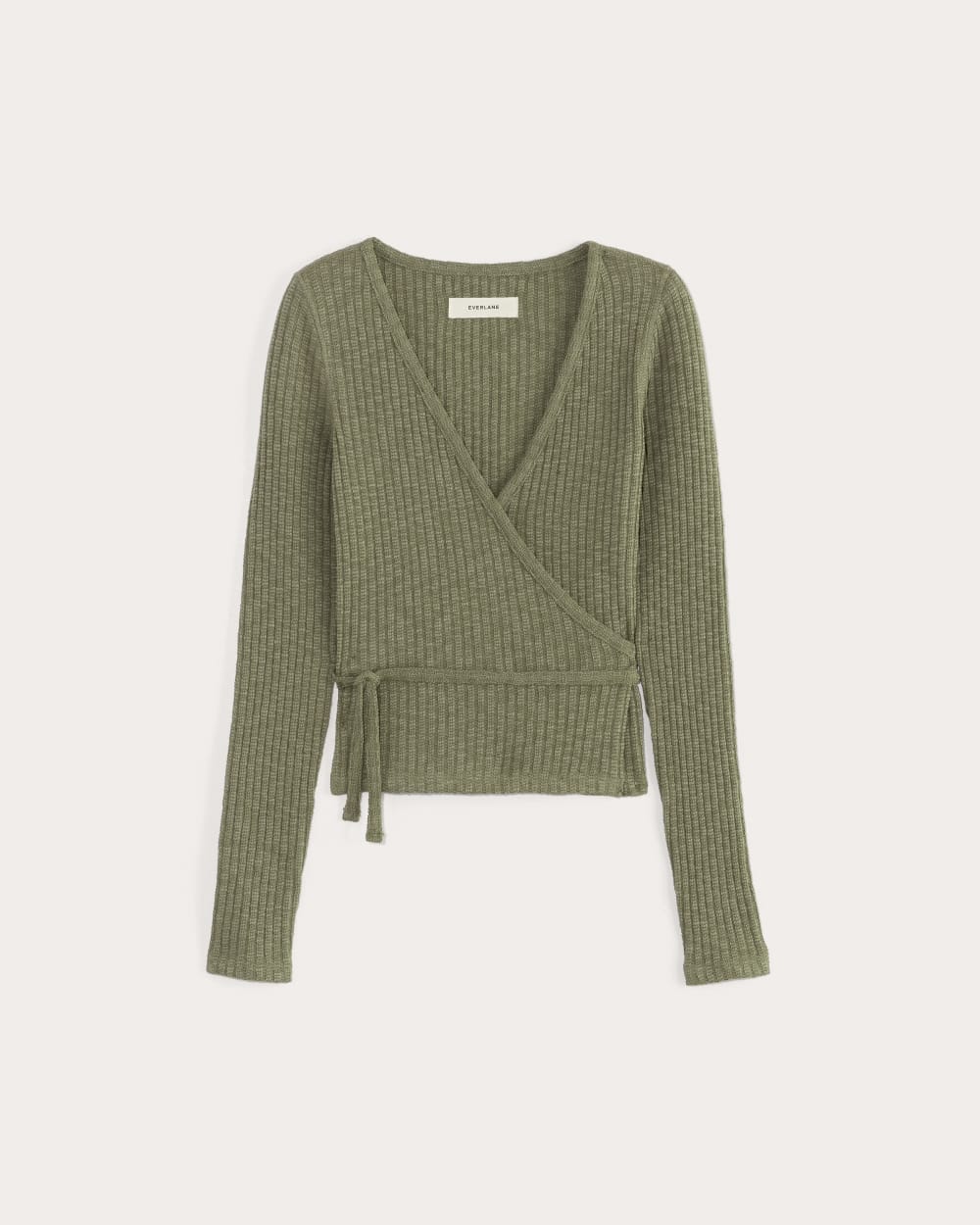 The Cozy Rib Wrap Top | Kalamata - Image 2