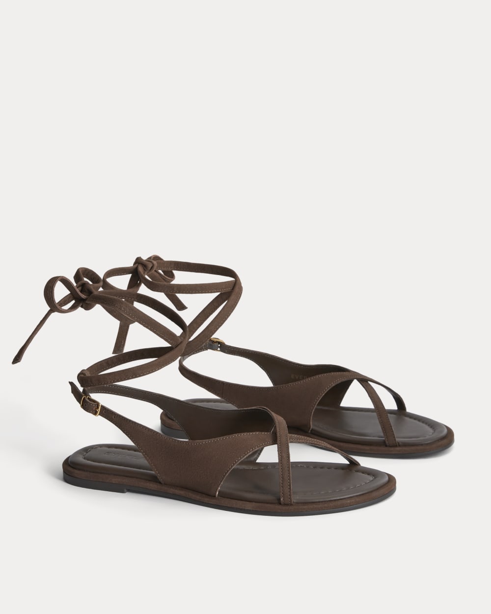 The Leather Crisscross Sandal | Burnt Umber - Image 5