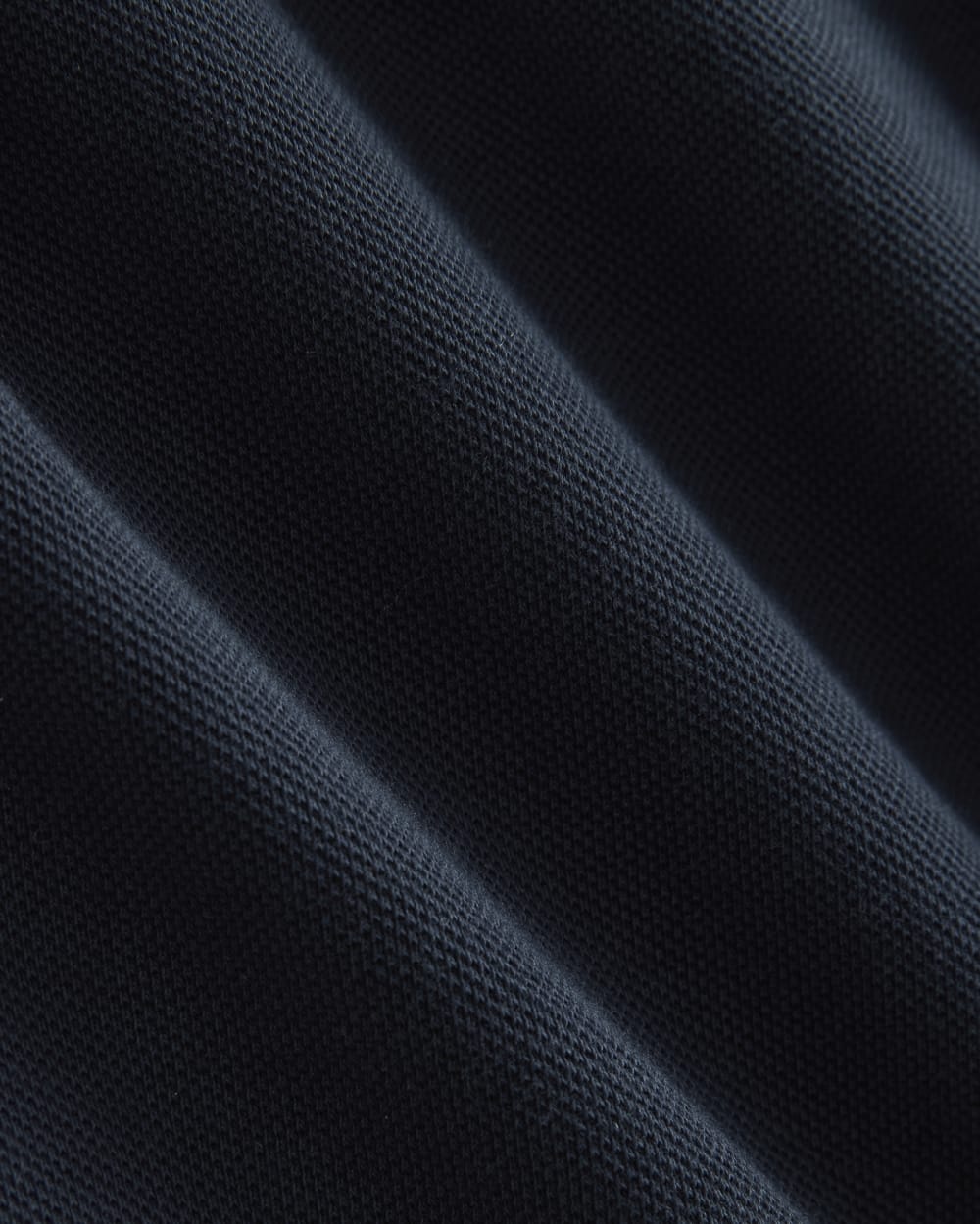 Oversized Pique Polo | Deep Navy - Image 6