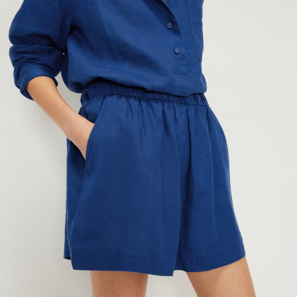 The Linen Boxer Short | Mazarine Blue - Image 4