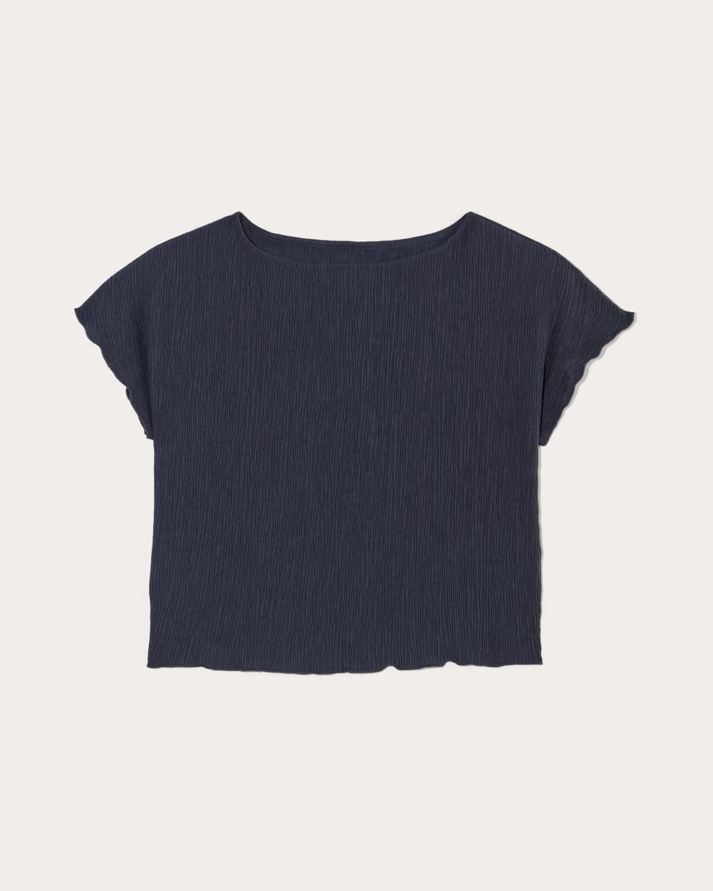 The Crinkle Top | Navy - Image 2