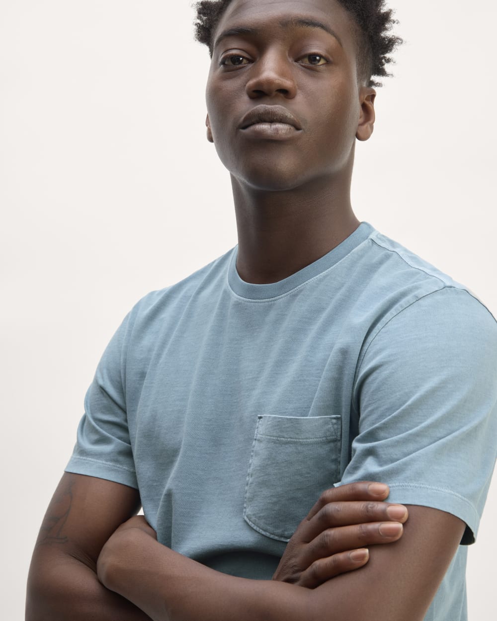 The Essential Organic Garment-Dyed Crew | Spring Lake - Image 3