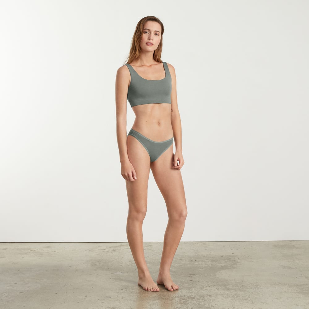 The Cotton Bikini | Dark Sage - Image 5