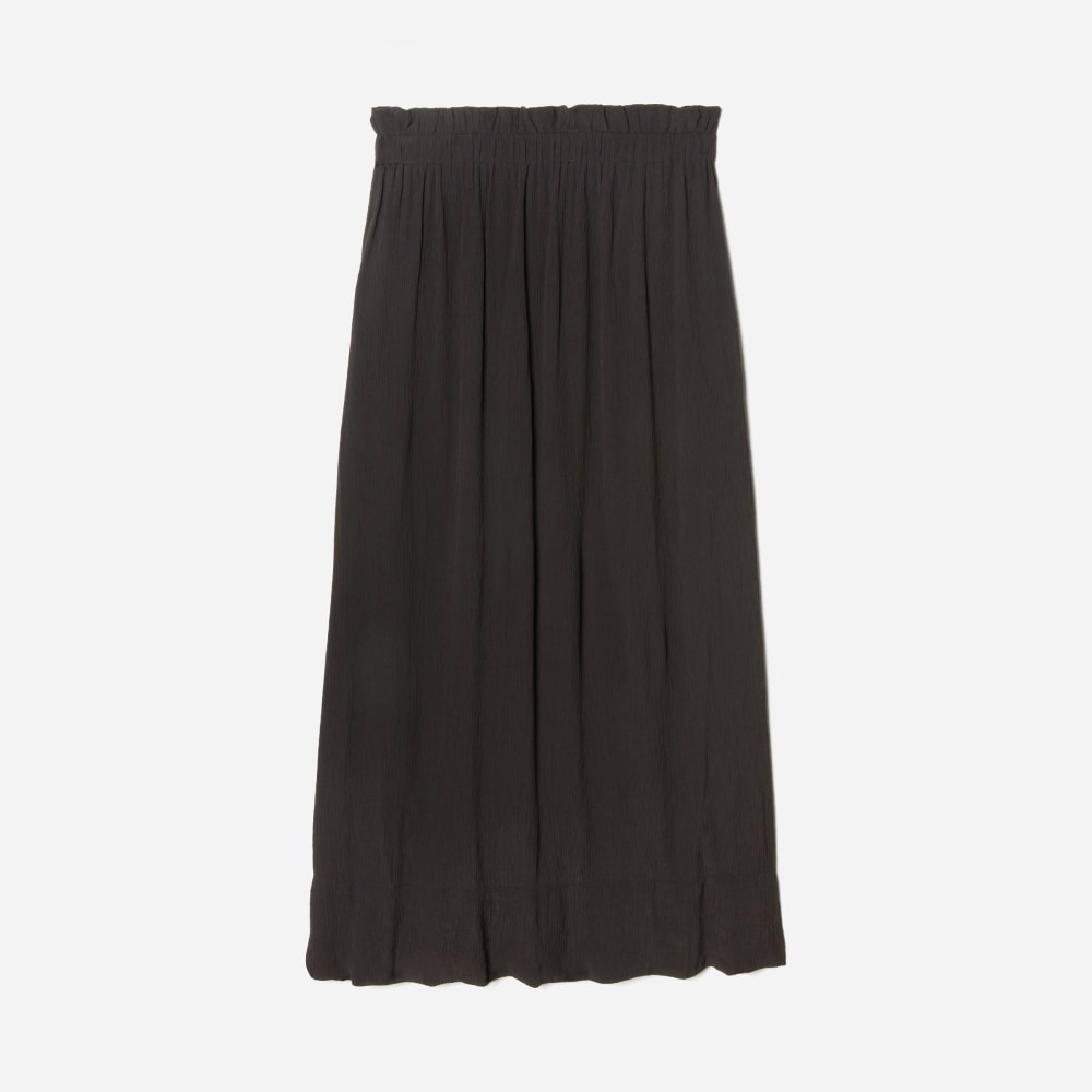 The Naia??Ripple Skirt | Black