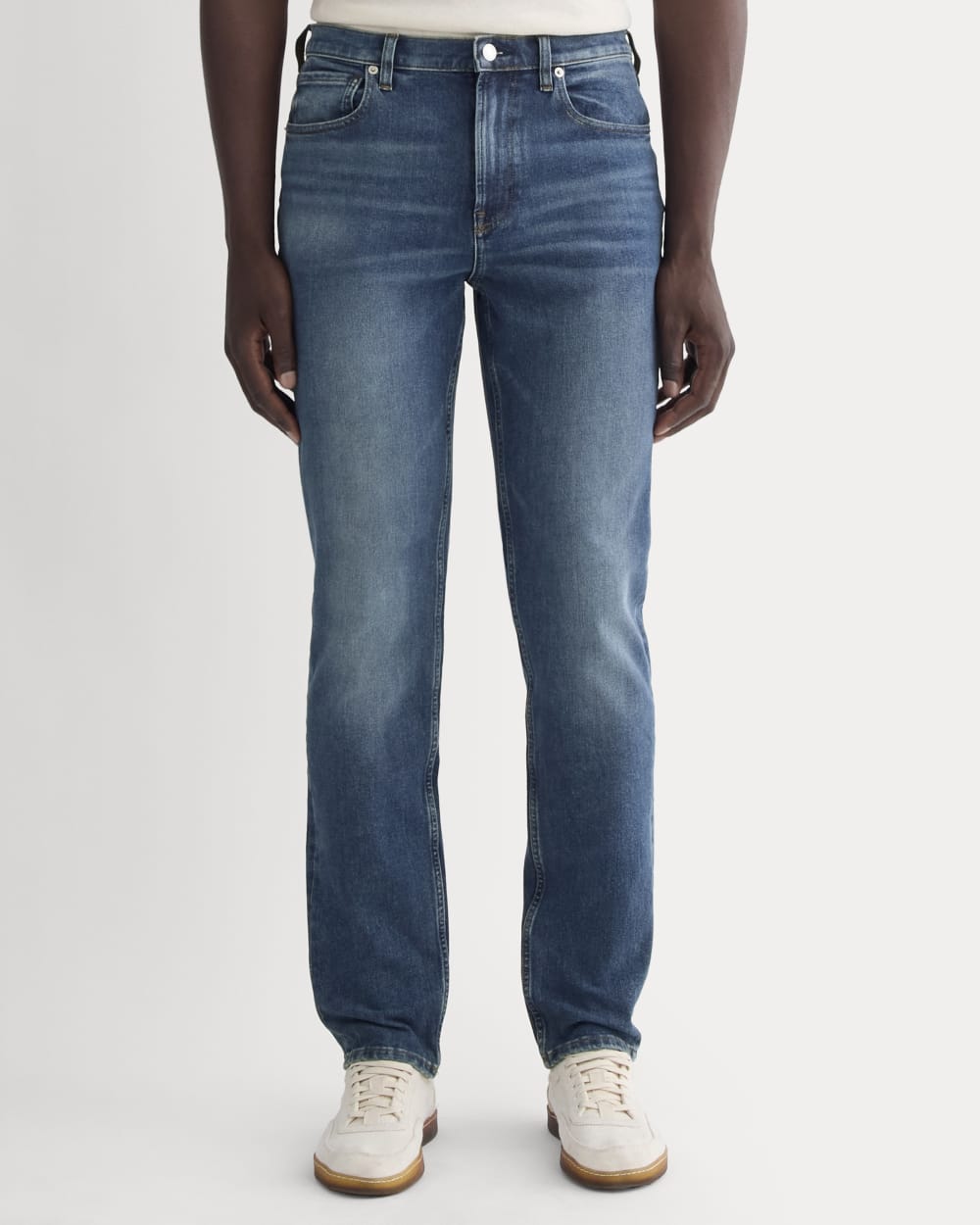 The Relaxed 4-Way Stretch Organic Jean | Uniform | Dark Indigo Fade - Image 3