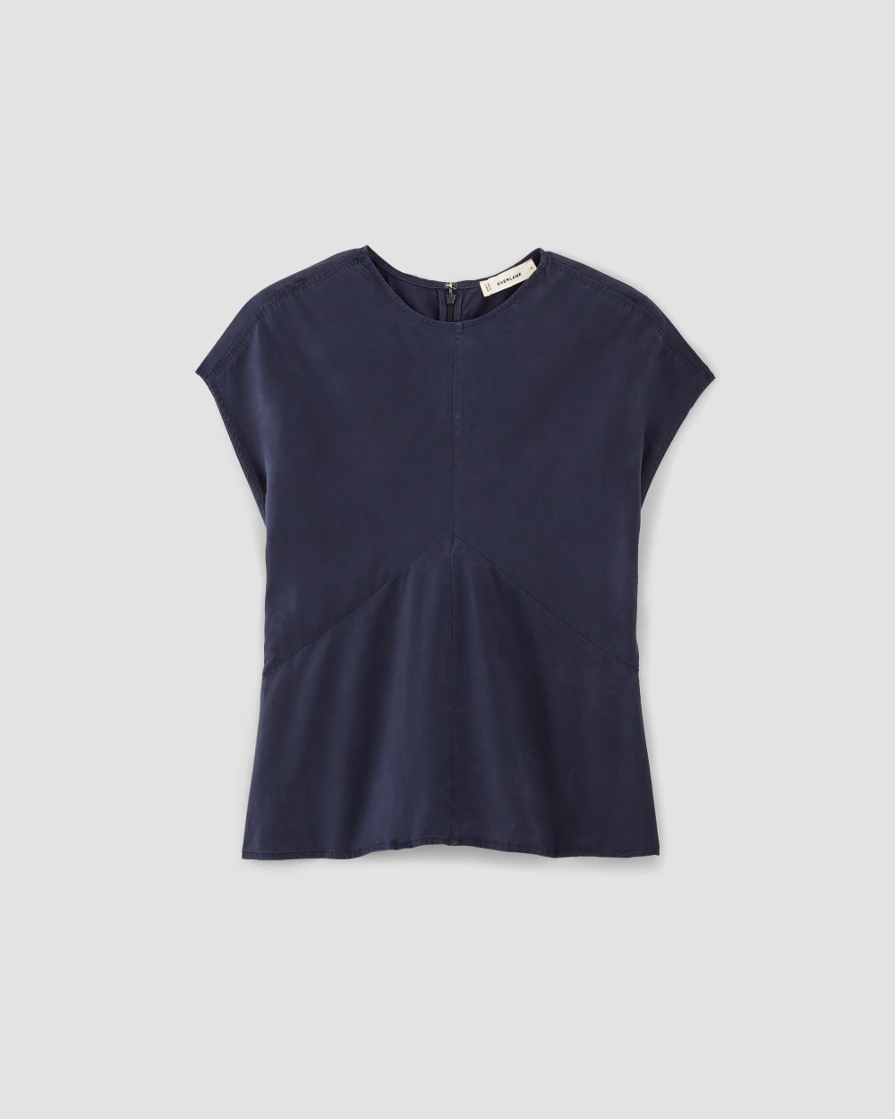 The Drape Top in Butterlite | Navy - Image 2
