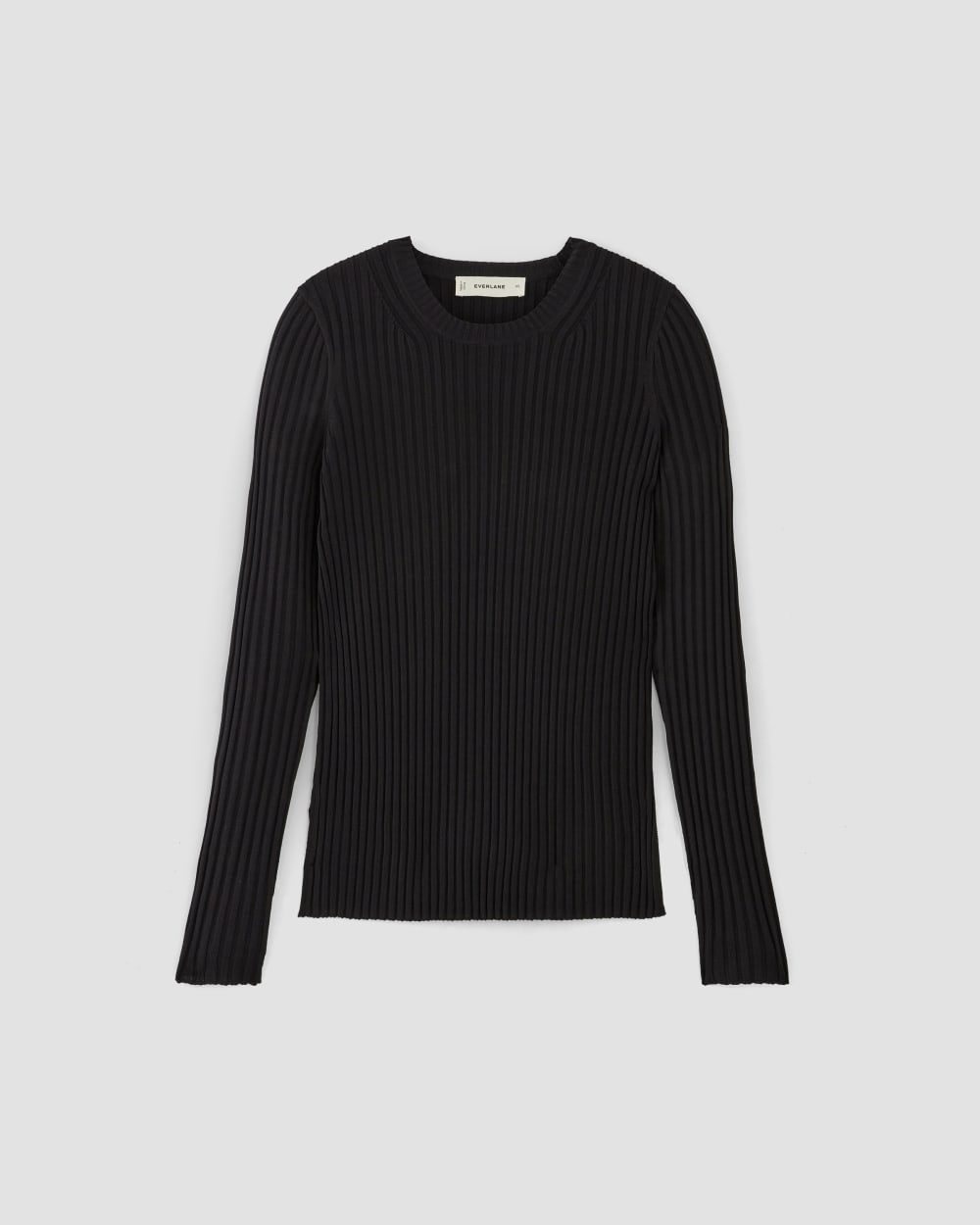 The Viscose Knit Crew | Black - Image 2