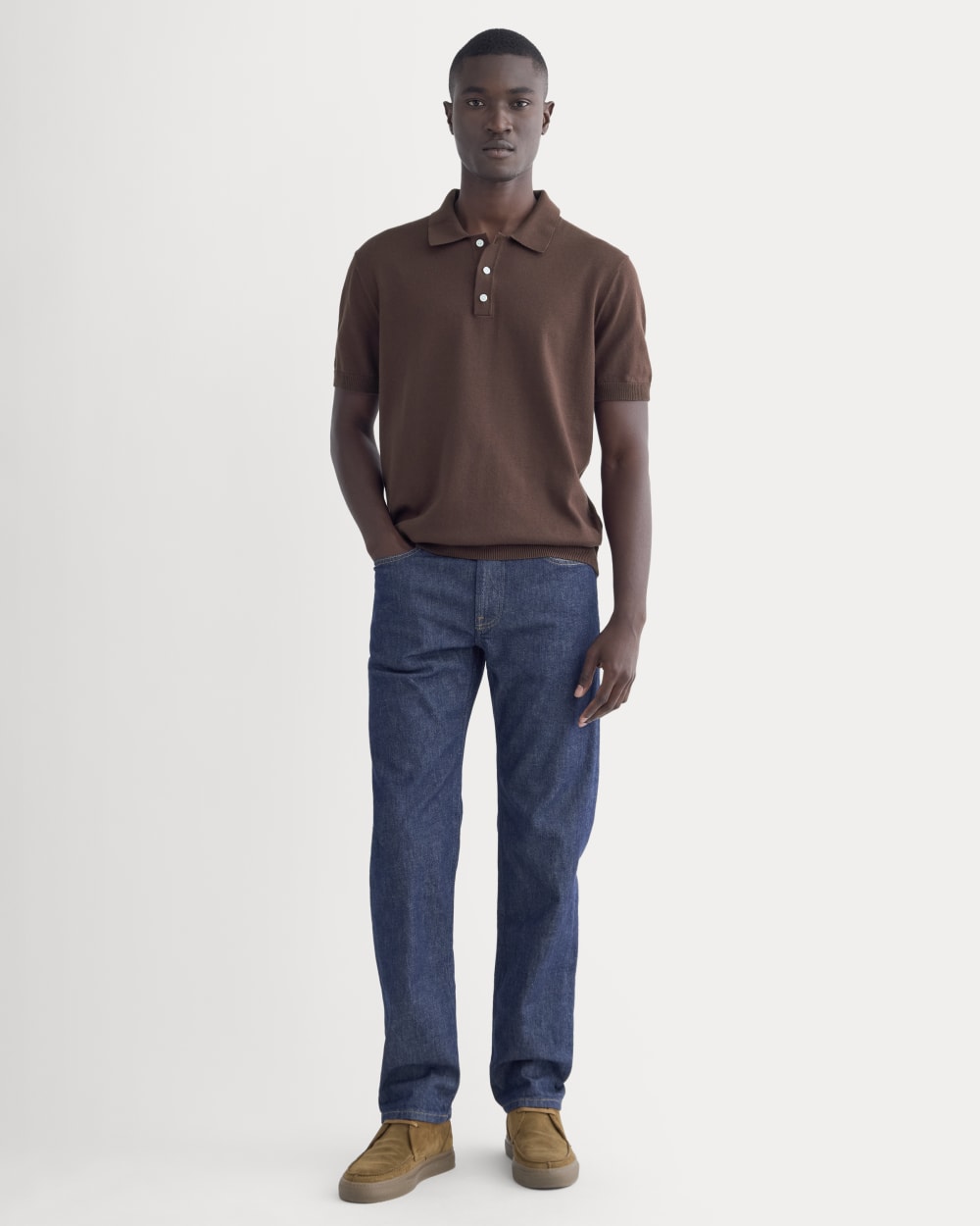 No-Sweat Polo | Dark Mahogany - Image 3