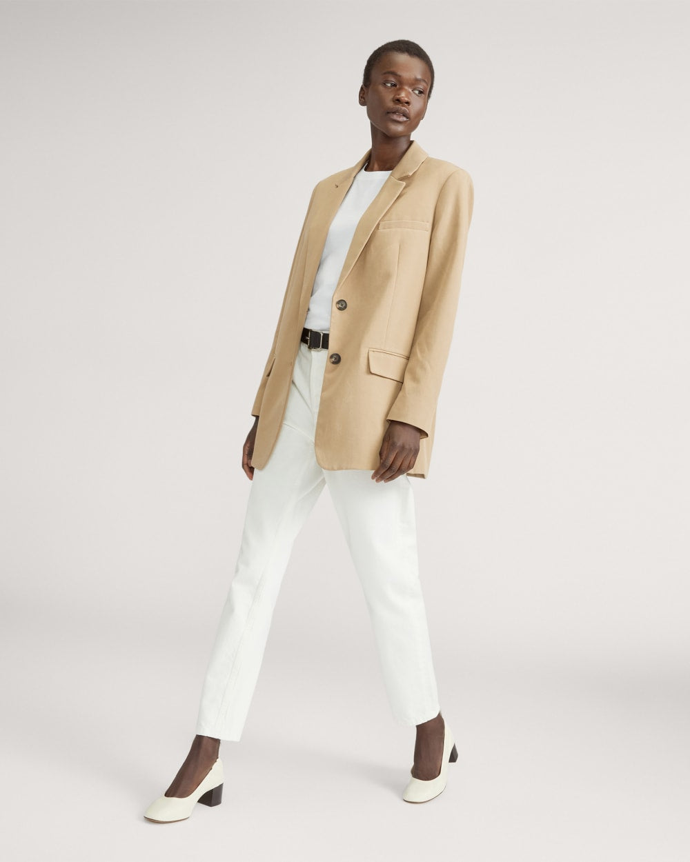 The Day Heel in Narrow Fit | Bone Stacked - Image 3