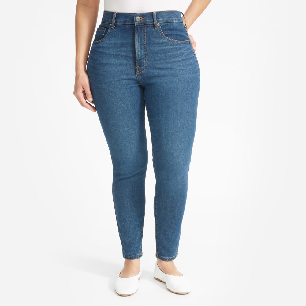 The Authentic Stretch High-Rise Skinny | Mid Blue | 26.5 Inseam - Image 5