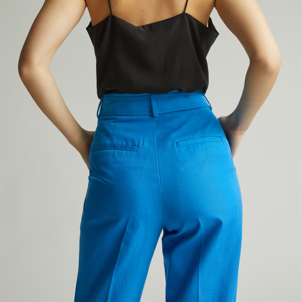 The Draper Tapered Pant in Buttersmooth | Brilliant Blue - Image 5