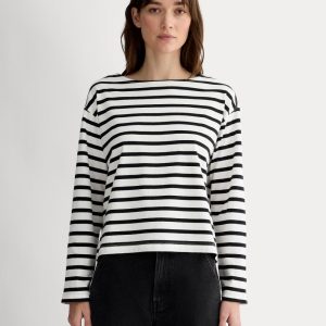 The Mariner Tee | Bone / Black