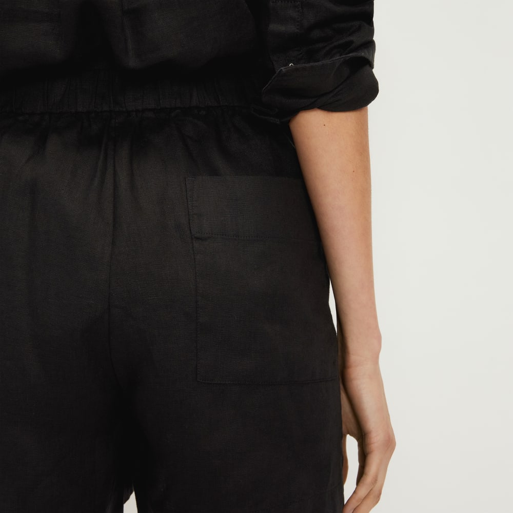 The Linen Boxer Short | Black - Image 6