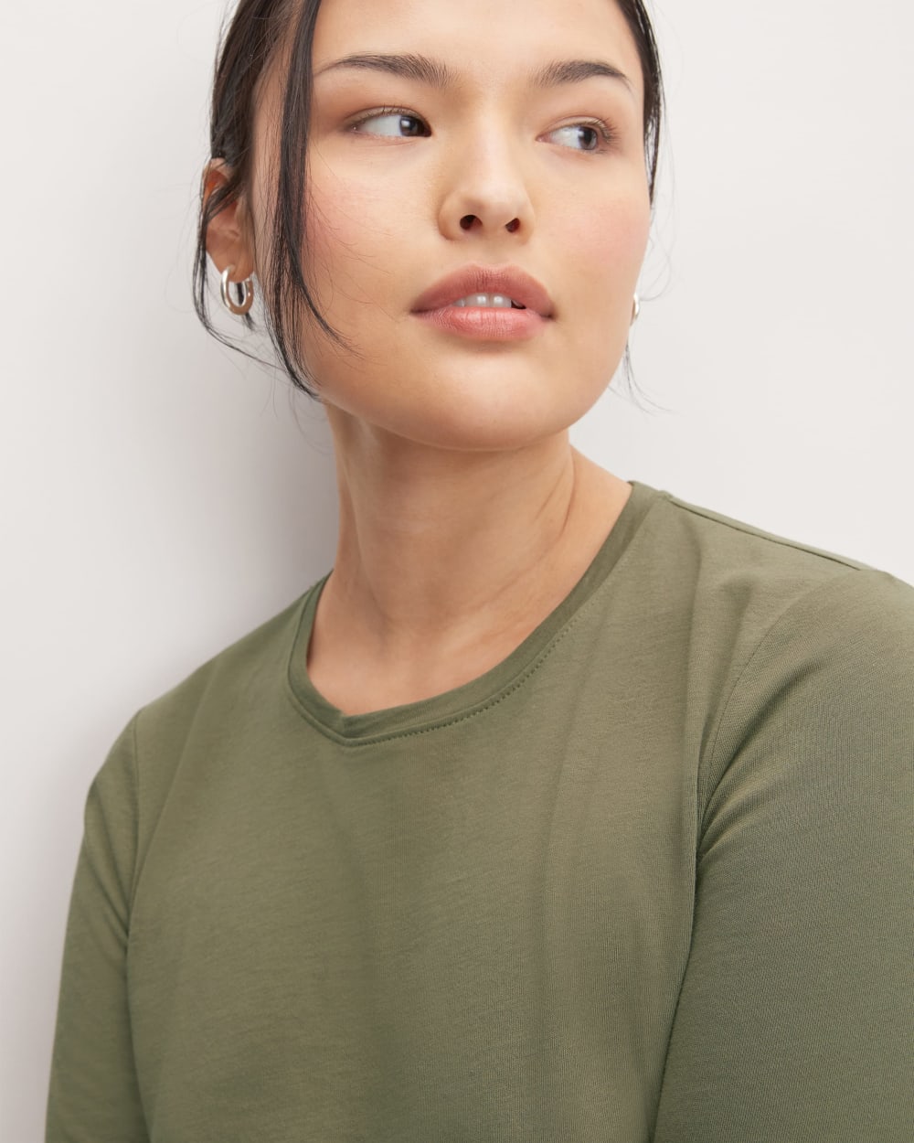 The Organic Cotton Long-Sleeve Crew | Kalamata - Image 3