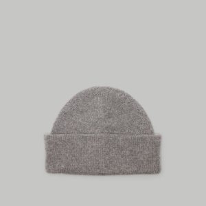 The Felted Merino Beanie | Mid Heathered Grey
