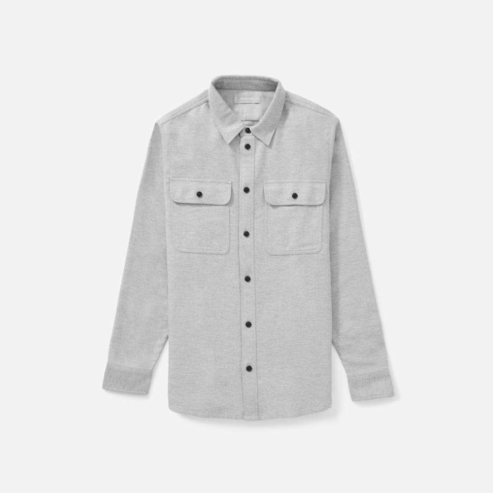 The Heavyweight Overshirt | Uniform | Heathered Grey - Image 2