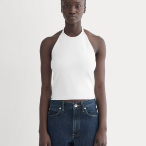 The Form Halter Top | White