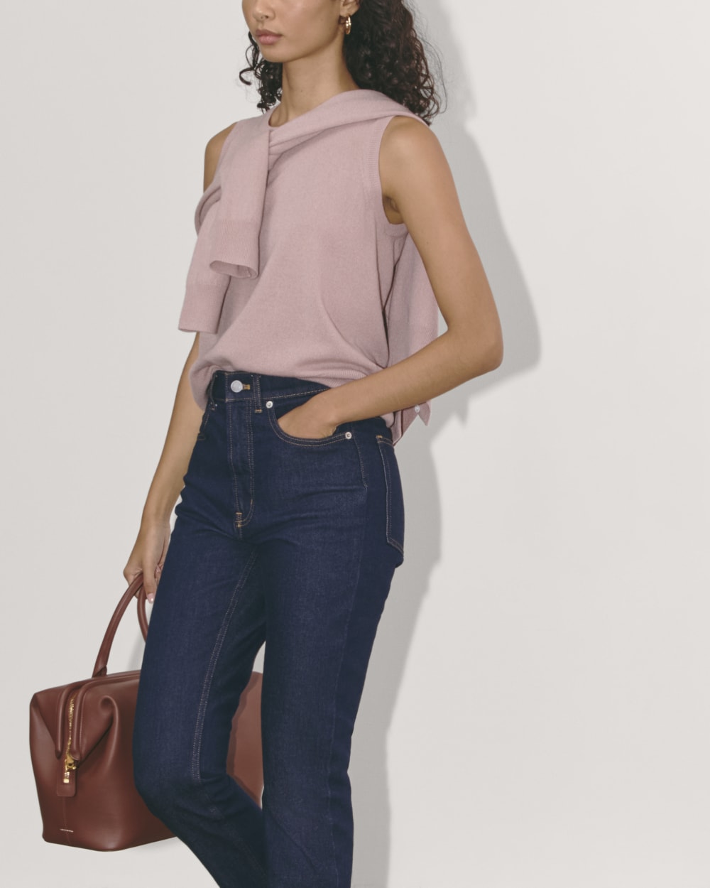The Classic Tank in Cashmere | Dusty Rose - Image 3
