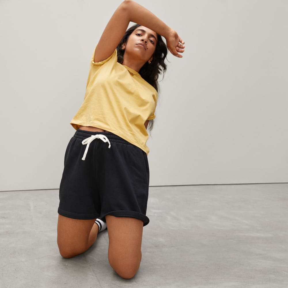 The Track Long Sweatshort | Black - Image 5