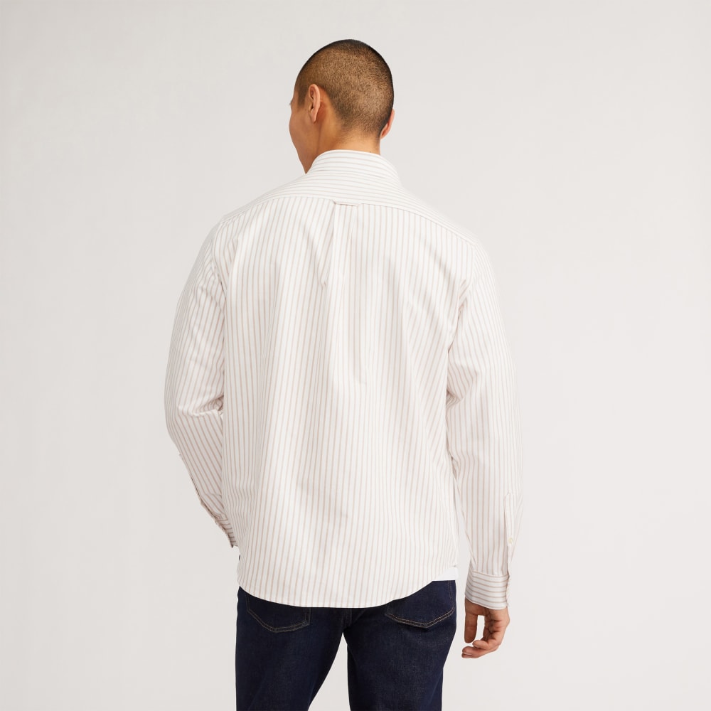 The Classic Oxford Shirt | Sahara / Off-White | Tall - Image 3