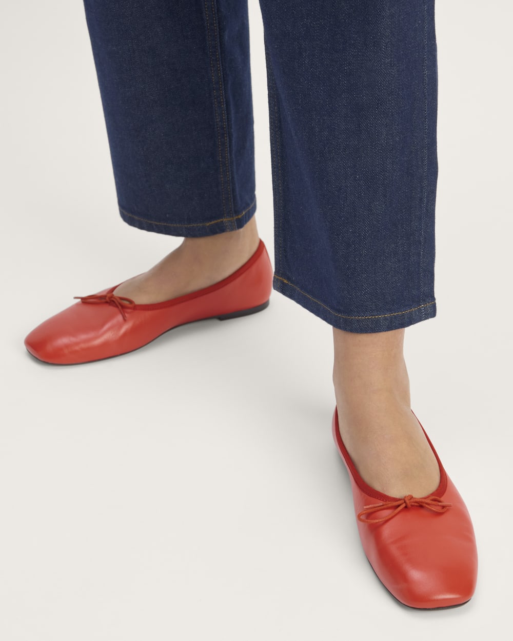 The Day Ballet Flat | Poppy Red - Image 2