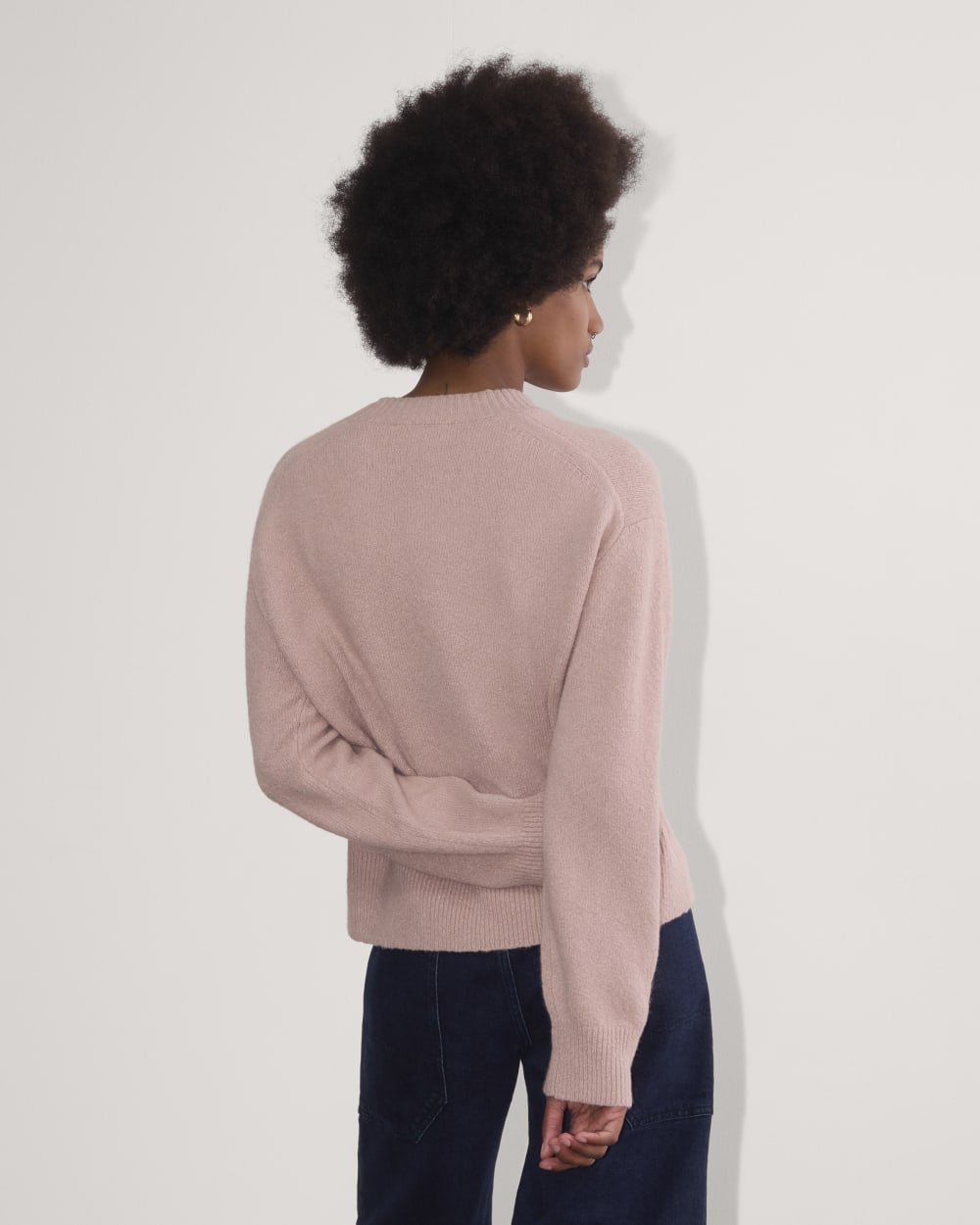 The Cocoon Crew in Plush Cotton | Dusty Rose - Image 5