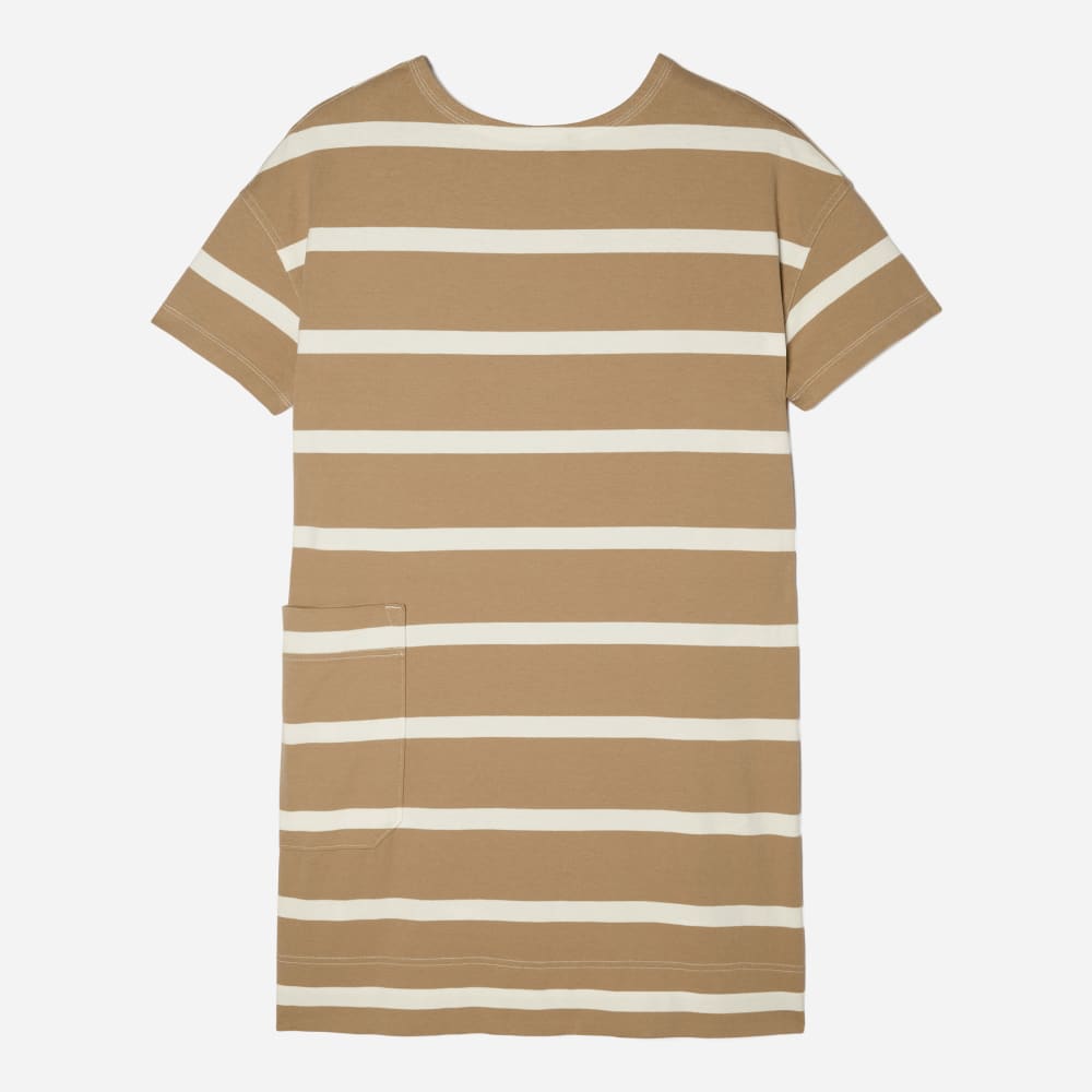 The Oversized Mariner Dress | Iced Coffee / Tan