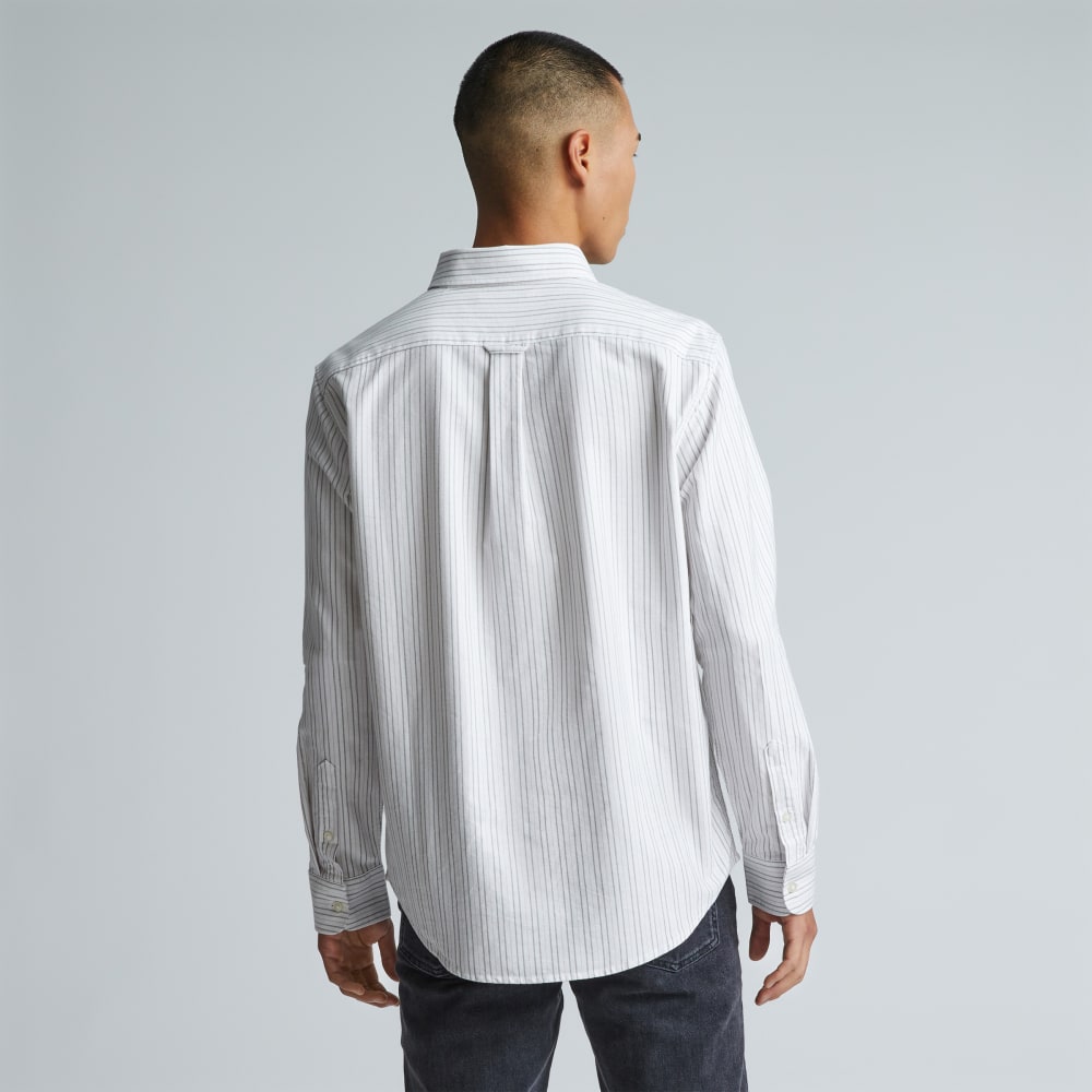 The Classic Oxford Shirt | Canvas / Mauve / Chocolate | Standard - Image 3