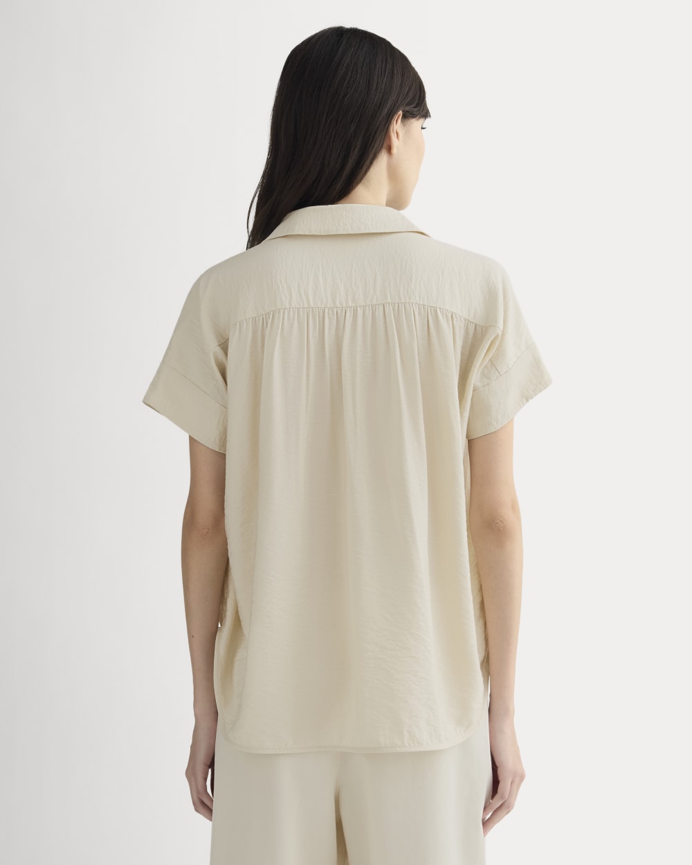 The Square Shirt in SoftLuxe | Sandshell - Image 5