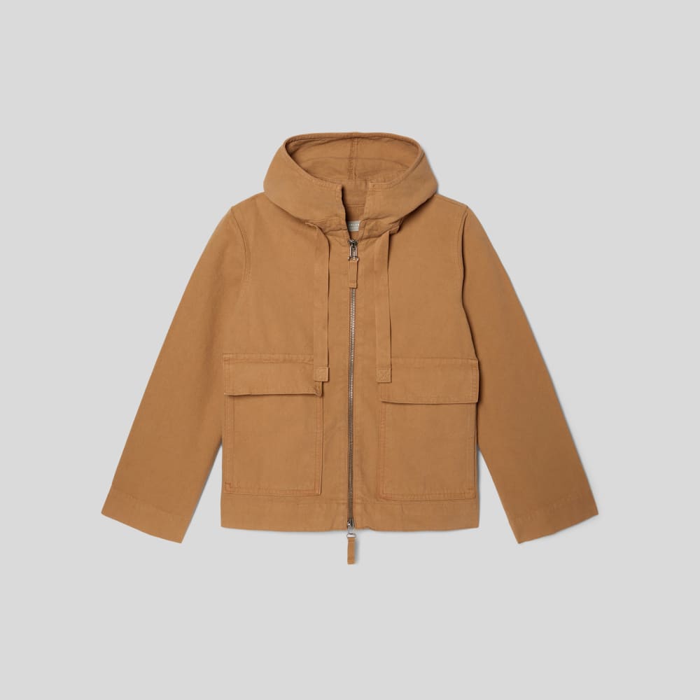 The Canvas Organic Cotton Anorak | Cappuccino - Image 2
