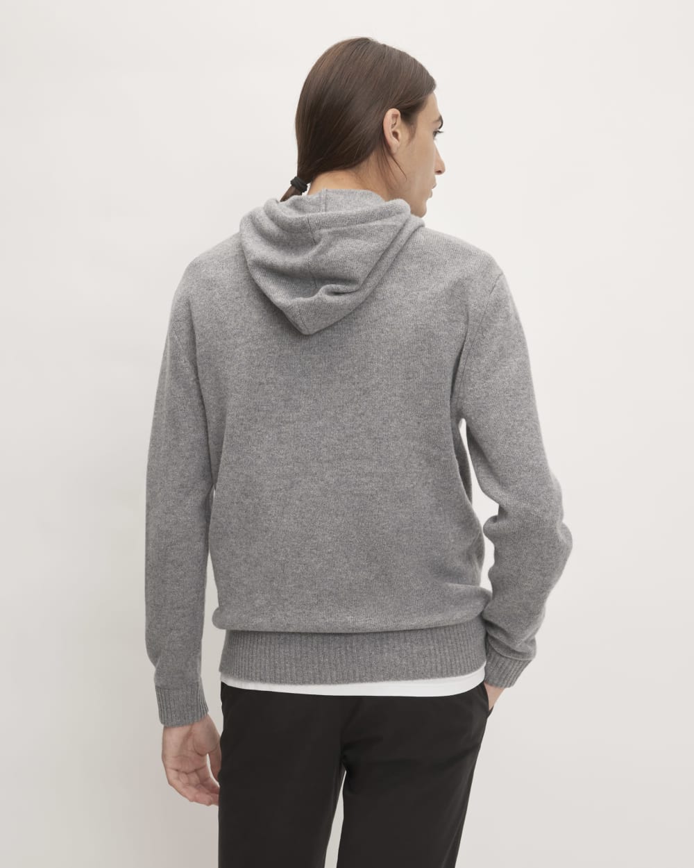 The Felted Merino Hoodie | Grey - Image 3