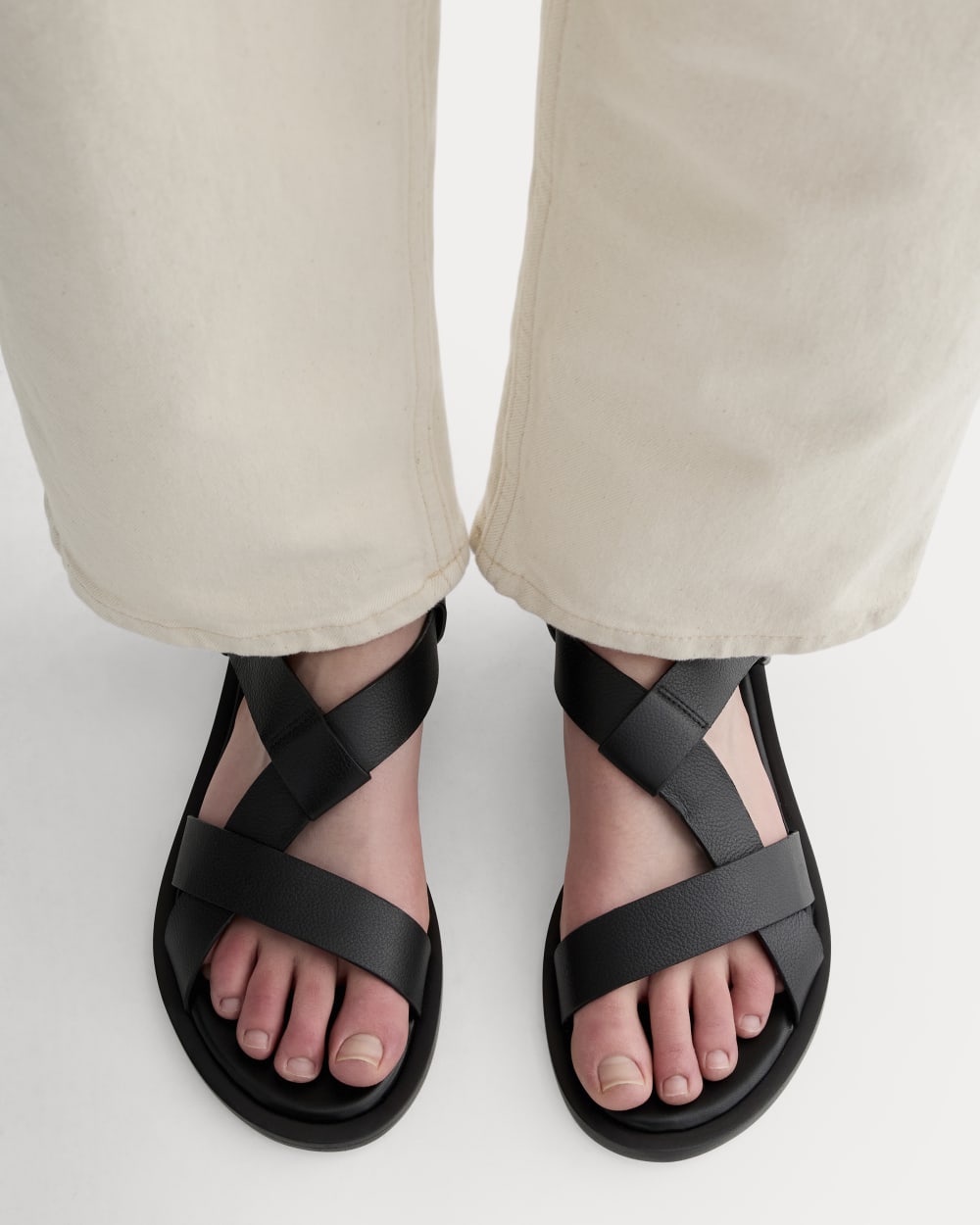 The City Strap Sandal | Black - Image 7