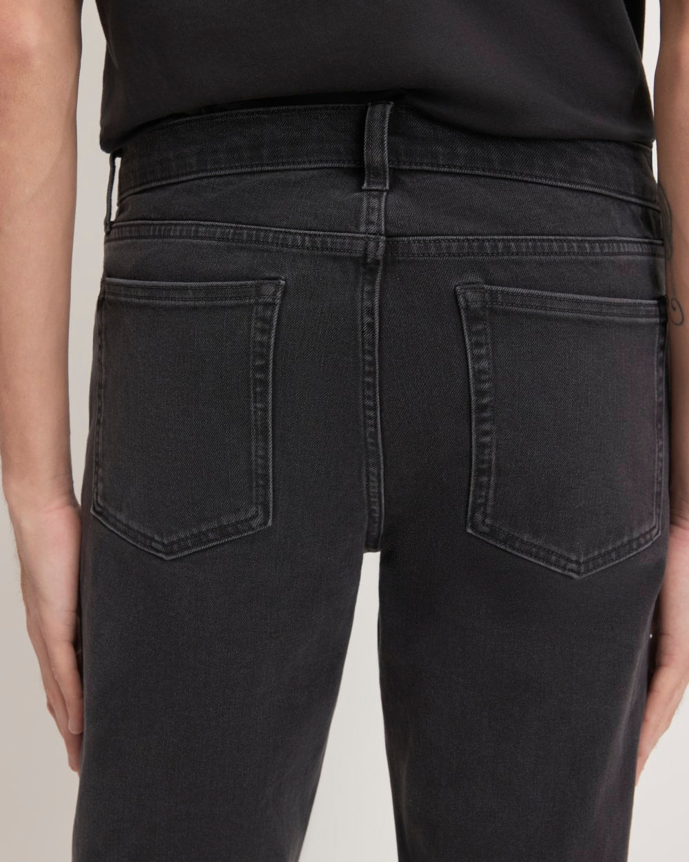 The Slim 4-Way Stretch Organic Jean | Uniform | Washed Black - Image 5
