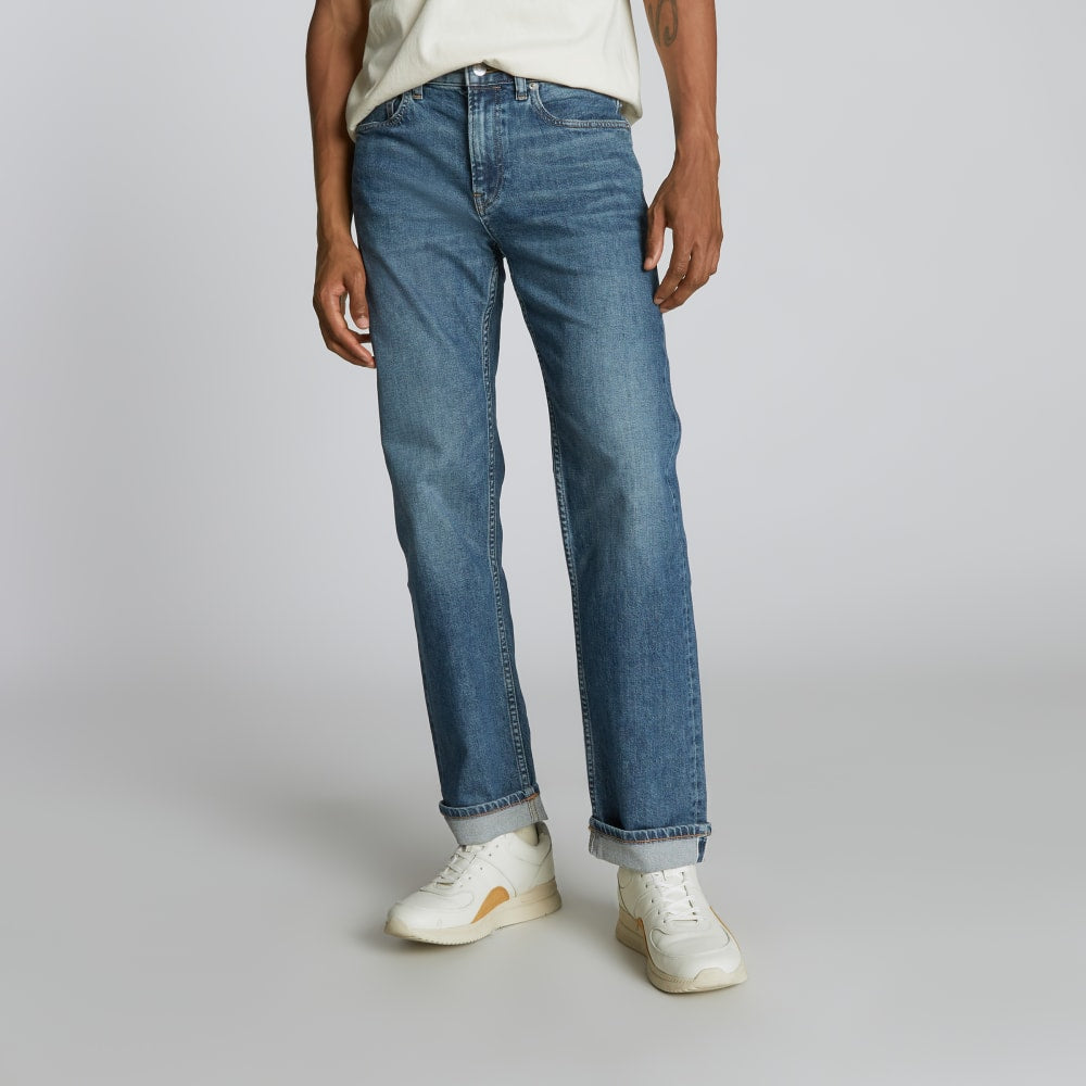 The Selvedge Straight Fit Jean | Vintage Blue Wash