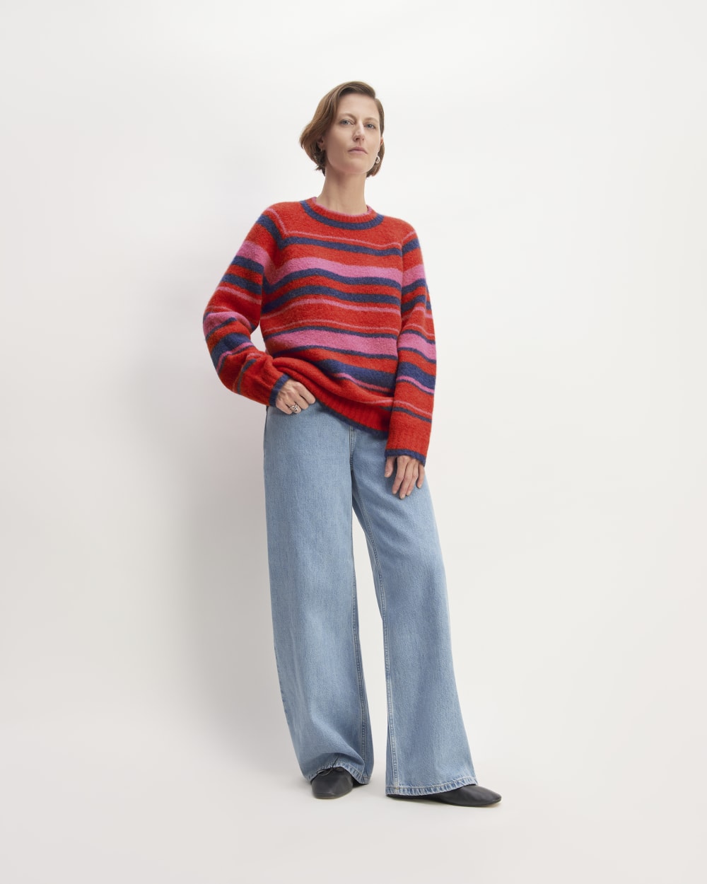 The SuperFuzz Alpaca Crew | Fuchsia Pink / Ocean Cavern / Classic Red - Image 3