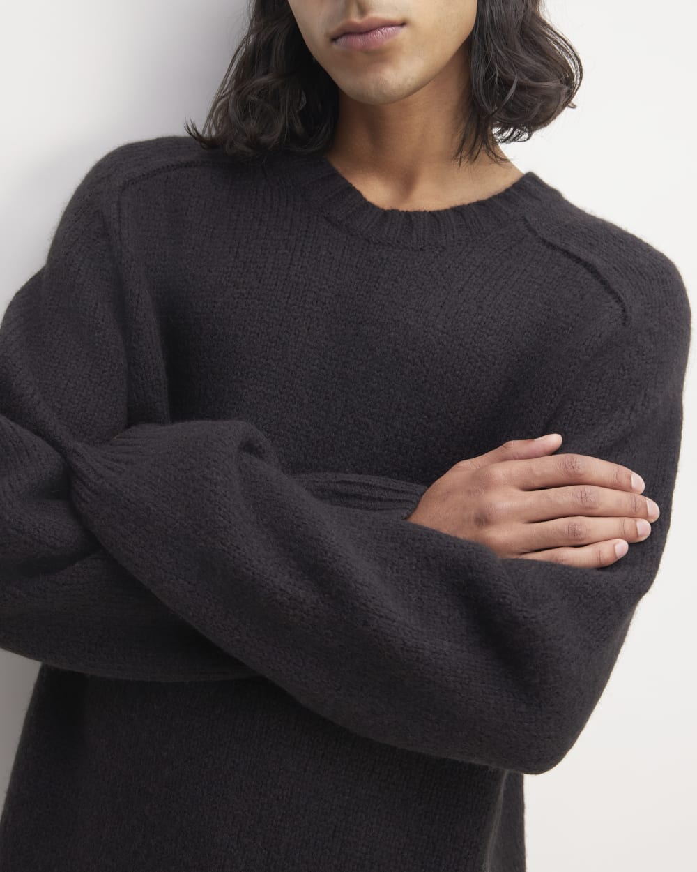 The Cloud Crewneck Sweater | Black - Image 4